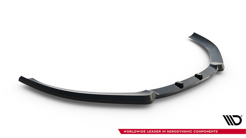 Maxton frontsplitter til Audi A3 8P Facelift – blank sort – billede 4 af 5