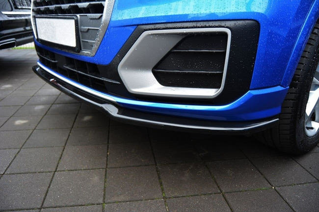 Maxton frontsplitter til Audi Q2 Mk.1 – blank sort – billede 2 af 4