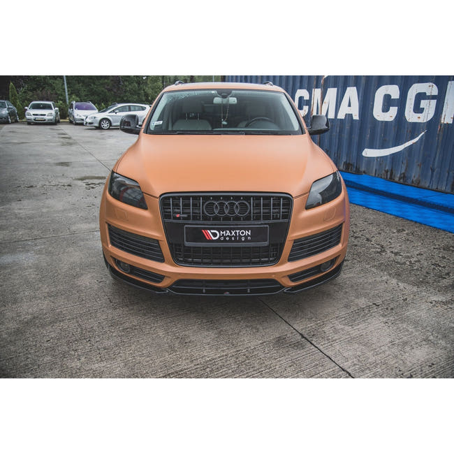 Maxton frontsplitter til Audi Q7 S-Line Mk.1 – blank sort – billede 2 af 6
