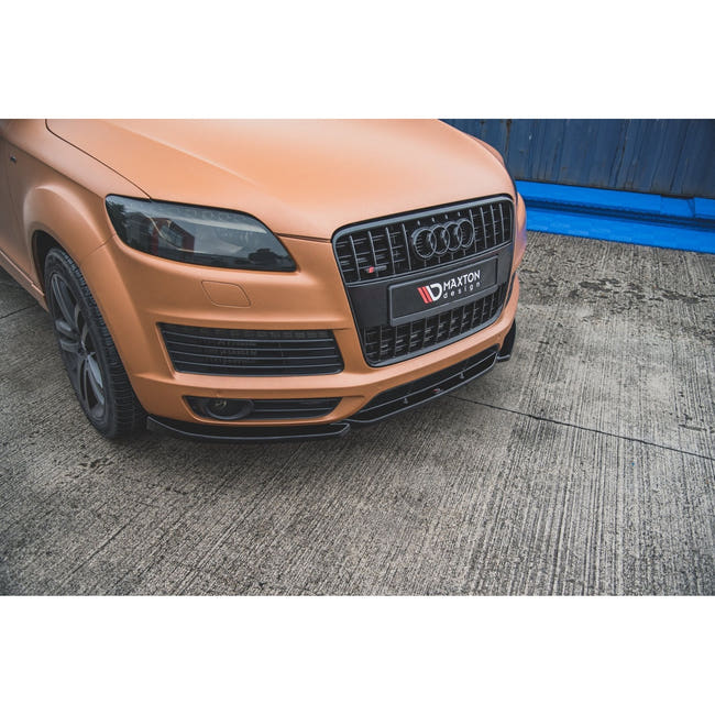 Maxton frontsplitter til Audi Q7 S-Line Mk.1 – blank sort – billede 1 af 6