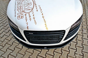 Maxton frontsplitter til Audi R8 Mk.1 – blank sort – billede 1 af 5