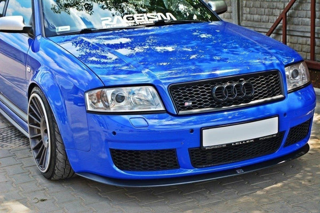 Maxton frontsplitter til Audi RS6 C5 – blank sort – billede 1 af 5