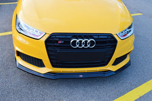 Maxton frontsplitter til Audi S1 8X – blank sort – billede 2 af 4
