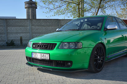 Maxton frontsplitter til Audi S3 8L – blank sort – billede 3 af 6