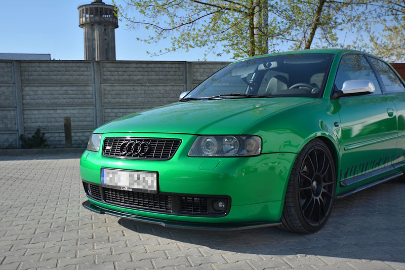 Maxton frontsplitter til Audi S3 8L – blank sort – billede 3 af 6
