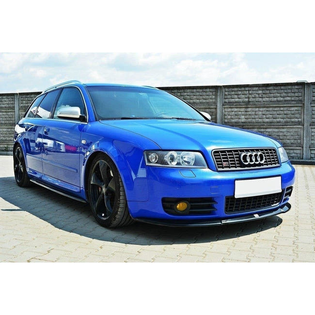 Maxton frontsplitter til Audi S4 B6 – blank sort – billede 1 af 4