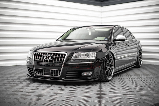 Maxton frontsplitter til Audi S8 D3 – blank sort – billede 1 af 5