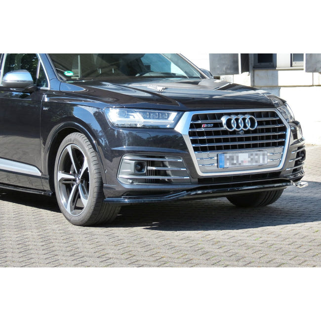 Maxton frontsplitter til Audi SQ7 / Q7 S-Line Mk.2 – blank sort – billede 2 af 4