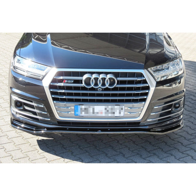 Maxton frontsplitter til Audi SQ7 / Q7 S-Line Mk.2 – blank sort – billede 1 af 4