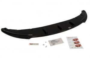 Maxton frontsplitter til BMW 1 E81 / E87 (Standard Facelift Model) – blank sort – billede 2 af 2