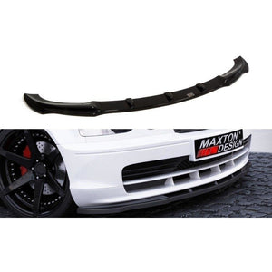 Maxton frontsplitter til BMW 3 E46 Coupe – blank sort – billede 1 af 2