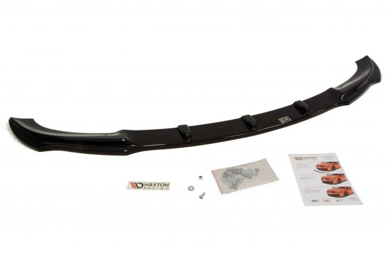 Maxton frontsplitter til BMW 3 E46 Coupe – blank sort – billede 2 af 2