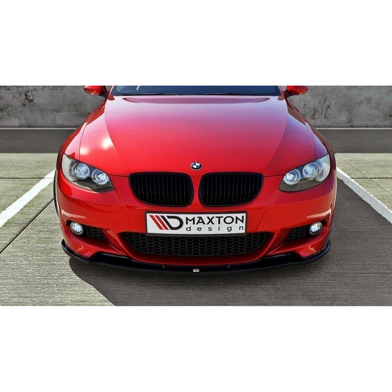Maxton frontsplitter til BMW 3 E92 Mpack ( Model fits M Performance splitters) – blank sort – billede 2 af 5