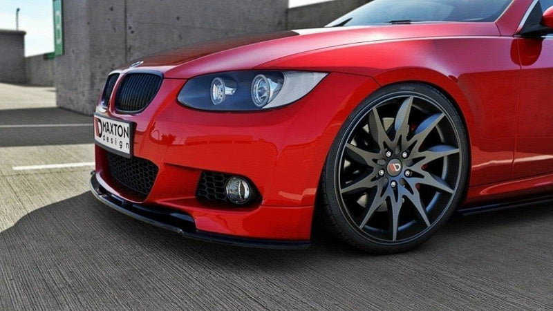 Maxton frontsplitter til BMW 3 E92 Mpack ( Model fits M Performance splitters) – blank sort – billede 3 af 5