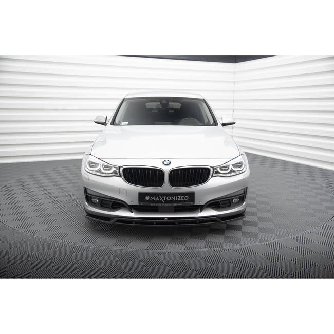 Maxton frontsplitter til BMW 3 GT F34 – blank sort – billede 2 af 5