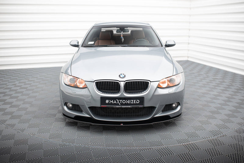 Maxton frontsplitter til BMW 3 M-Pack E92 – blank sort – billede 2 af 5