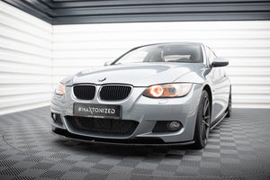 Maxton frontsplitter til BMW 3 M-Pack E92 – blank sort – billede 1 af 5