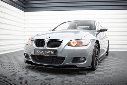 Maxton frontsplitter til BMW 3 M-Pack E92 – blank sort – billede 1 af 5