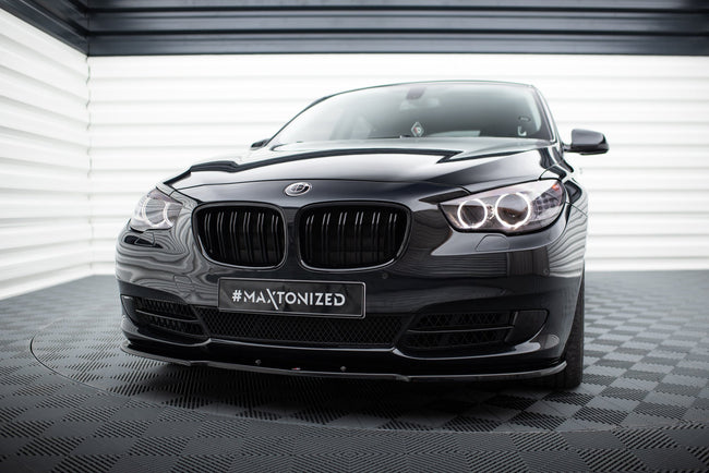 Maxton frontsplitter til BMW 5 GT F07 – blank sort – billede 1 af 5