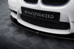 Maxton frontsplitter til BMW M3 E92 / E93 – blank sort – billede 2 af 5