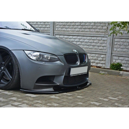 Maxton frontsplitter til BMW M3 M Performance Coupe E92 / Cabrio E93 – blank sort – billede 1 af 3