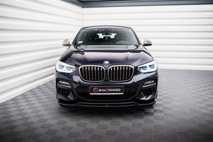 Maxton frontsplitter til BMW X4 M-Pack G02 – blank sort – billede 2 af 5