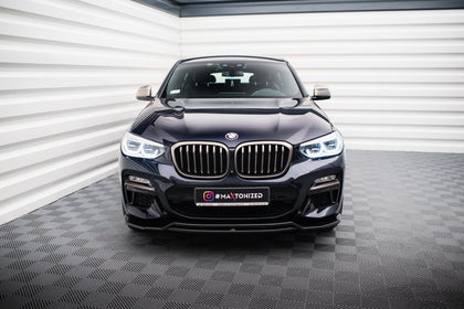 Maxton frontsplitter til BMW X4 M-Pack G02 – blank sort – billede 2 af 5
