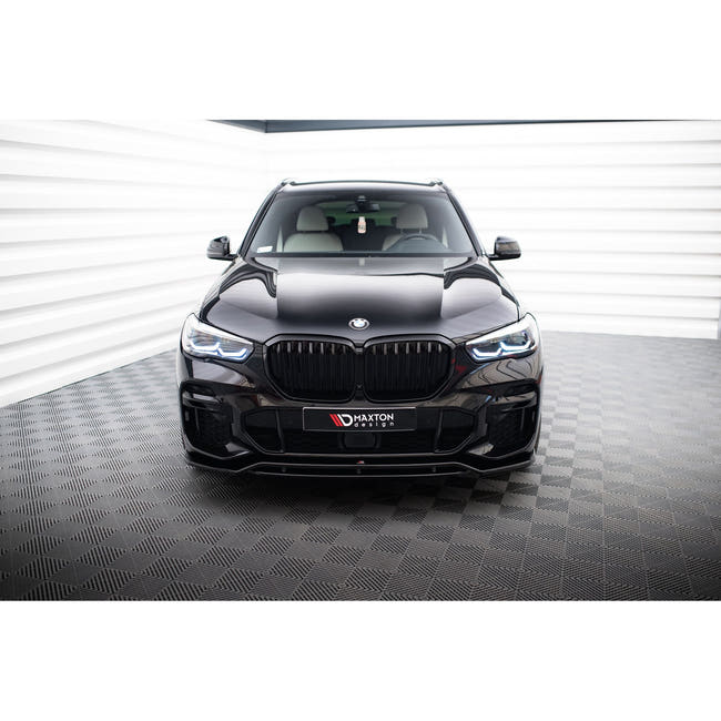 Maxton frontsplitter til BMW X5 G05 M-pack – blank sort – billede 2 af 5
