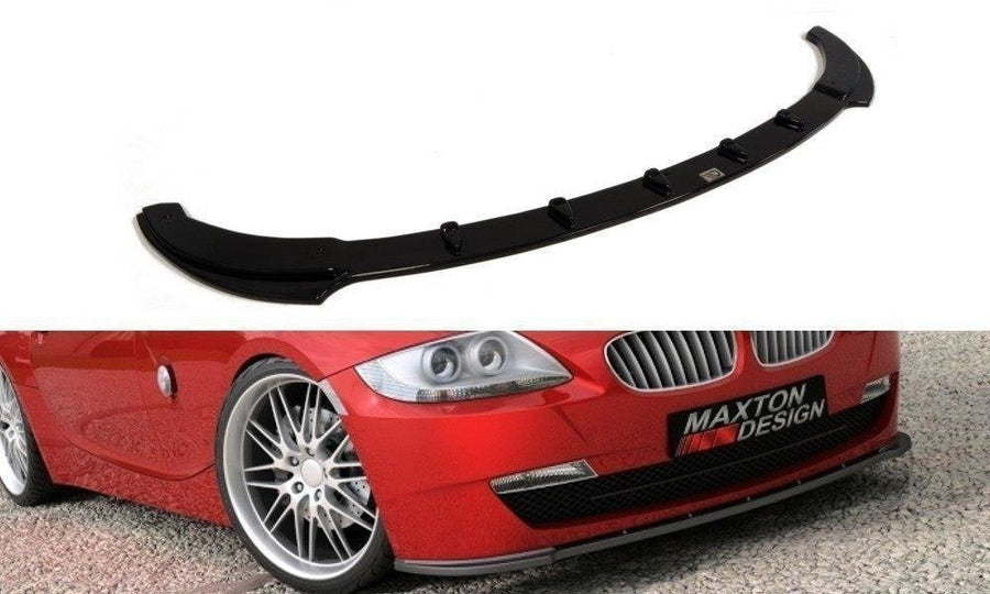 Maxton frontsplitter til BMW Z4 E85 / E86 (Facelift Model) – blank sort – billede 1 af 2