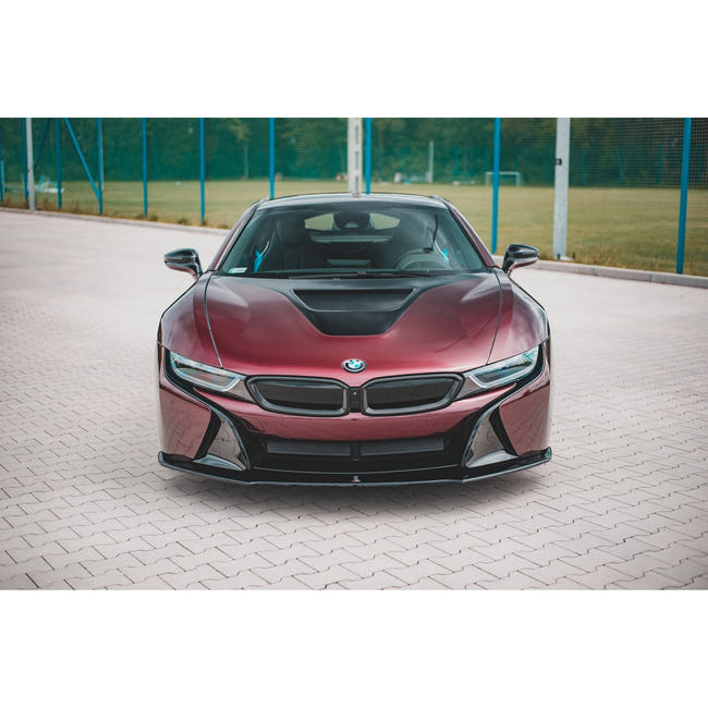 Maxton frontsplitter til BMW i8 – blank sort – billede 2 af 7