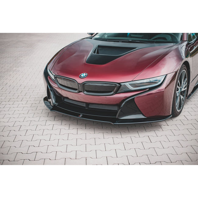 Maxton frontsplitter til BMW i8 – blank sort – billede 1 af 7