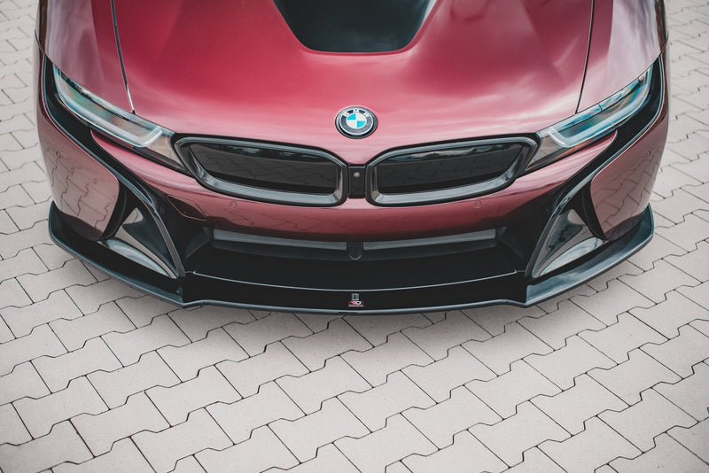 Maxton frontsplitter til BMW i8 – blank sort – billede 4 af 7