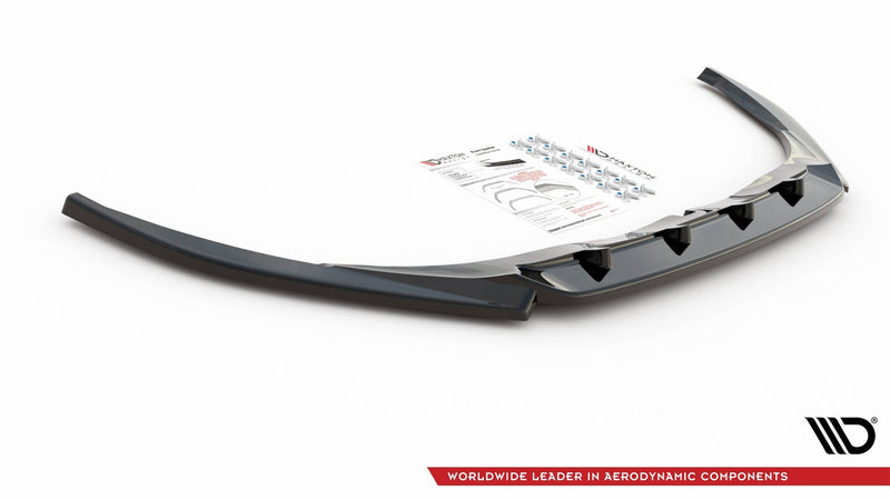 Maxton frontsplitter til Citroen DS4 – blank sort – billede 5 af 6