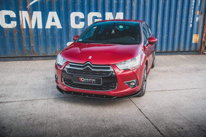 Maxton frontsplitter til Citroen DS4 – blank sort – billede 1 af 6