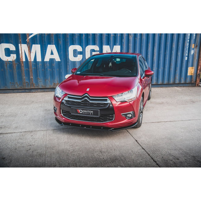 Maxton frontsplitter til Citroen DS4 – blank sort – billede 1 af 6