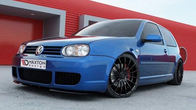 Maxton frontsplitter til Volkswagen Golf Mk4 R32 – blank sort – billede 2 af 6