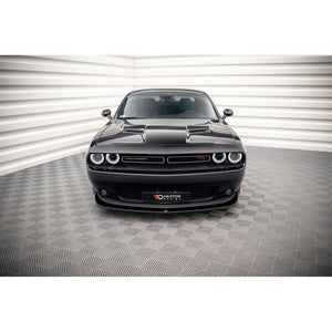Maxton frontsplitter til Dodge Challenger RT Mk3 Facelift – blank sort – billede 2 af 6