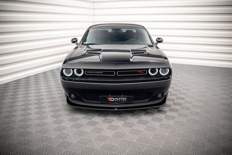 Maxton frontsplitter til Dodge Challenger RT Mk3 Facelift – blank sort – billede 2 af 6