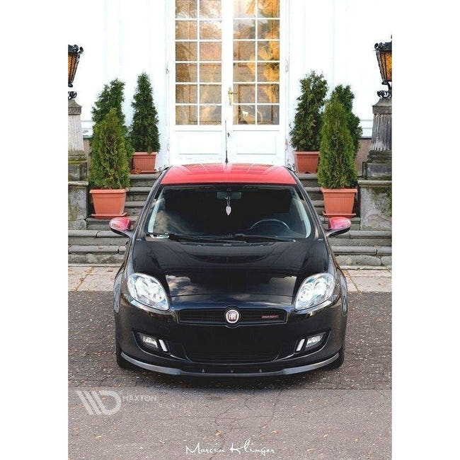Maxton frontsplitter til Fiat Bravo Mk2 – blank sort – billede 2 af 4