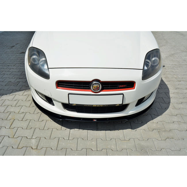 Maxton frontsplitter til Fiat Bravo MK 2 Sport – blank sort – billede 2 af 7