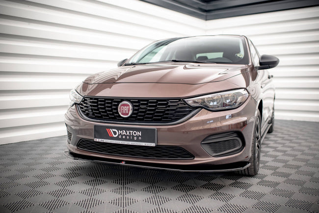 Maxton frontsplitter til Fiat Tipo S-Design – blank sort – billede 1 af 8