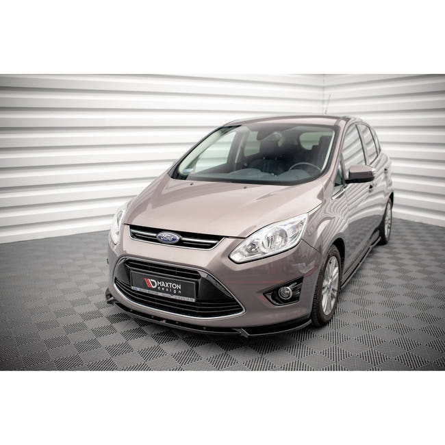 Maxton frontsplitter til Ford C-Max Mk2 – blank sort – billede 1 af 6