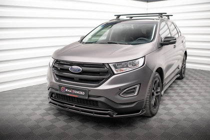 Maxton frontsplitter til Ford Edge Mk2 – blank sort – billede 1 af 7