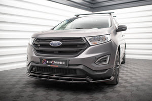 Maxton frontsplitter til Ford Edge Mk2 – blank sort – billede 3 af 7