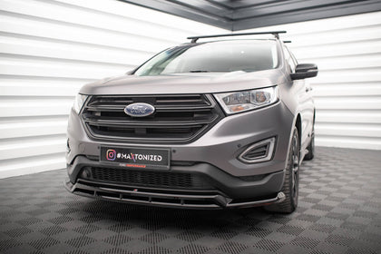 Maxton frontsplitter til Ford Edge Mk2 – blank sort – billede 3 af 7