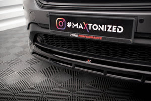 Maxton frontsplitter til Ford Edge Mk2 – blank sort – billede 4 af 7