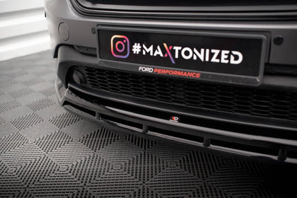 Maxton frontsplitter til Ford Edge Mk2 – blank sort – billede 4 af 7
