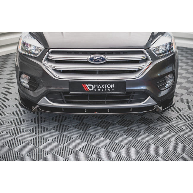 Maxton frontsplitter til Ford Escape Mk3 – blank sort – billede 2 af 4