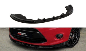 Maxton frontsplitter til Ford Fiesta Mk7 – blank sort – billede 1 af 2