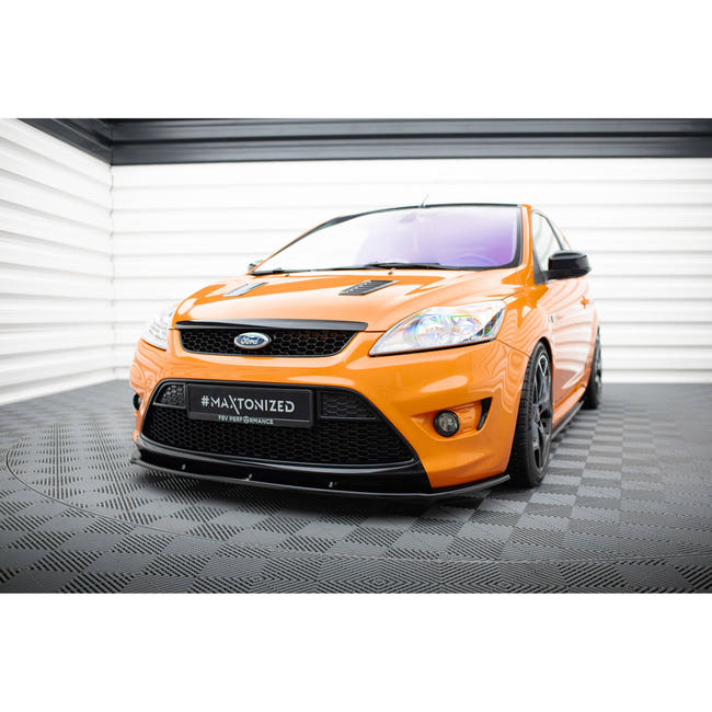 Maxton frontsplitter til Ford Focus ST Mk2 Facelift – blank sort – billede 1 af 5